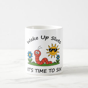 Wordt wakker S*luts Het is tijd om te zondigen Koffiemok
