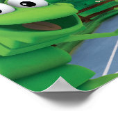 WordWorld Basketball-Poster Poster (Hoek)