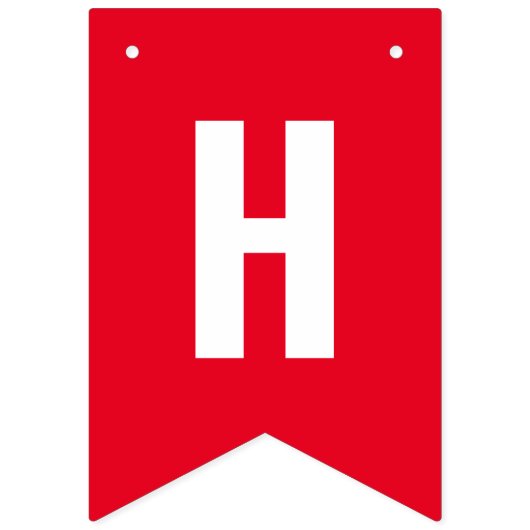 WordWorld Bunting Birthday Banner (Tweede vlag)