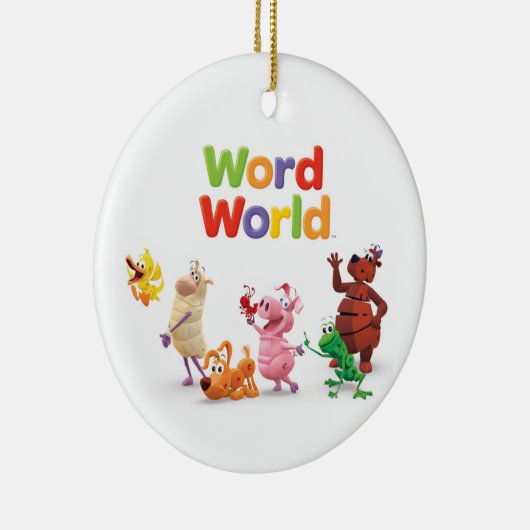 WordWorld-Ornament Keramisch Ornament (Rechts)