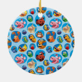 WordWorld-Ornament Keramisch Ornament (Achterkant)