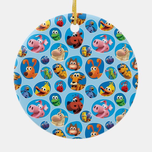 WordWorld-Ornament Keramisch Ornament (Achterkant)