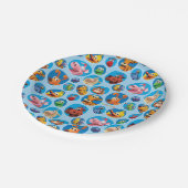 WordWorld Party-Bord Papieren Bordje (Gekanteld)