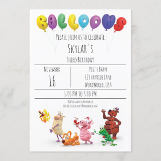 WordWorld Party uitnodigen Kaart