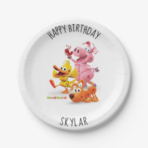 WordWorld Personalized Party Bord