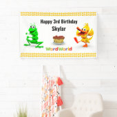 WordWorld  verjaardagstanner Spandoek (Insitu)