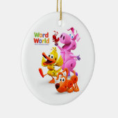 WordWorld WordFriends-Ornament Keramisch Ornament (Rechts)