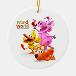 WordWorld WordFriends-Ornament Keramisch Ornament