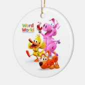WordWorld WordFriends-Ornament Keramisch Ornament (Links)