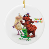 WordWorld WordFriends-Ornament Keramisch Ornament (Achterkant)