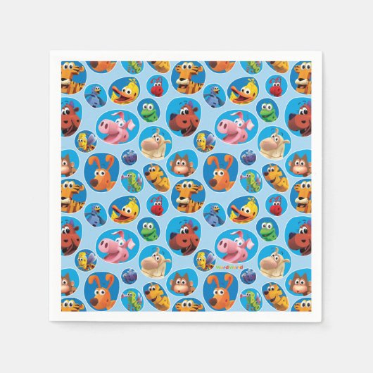 WordWorld WordFriends Papieren servetten (Voorkant)