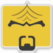 Worf Vinyl Sticker (Voorkant)