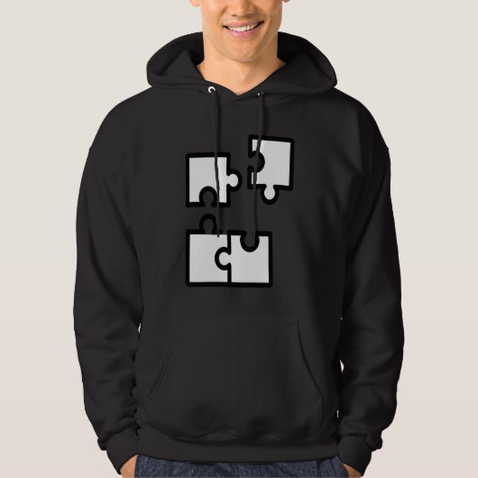 Work and life balance My Favourite hobby Puzzle Hoodie (Voorkant)