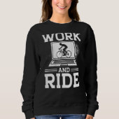 Work And Ride Backprint Cycling Trui (Voorkant)