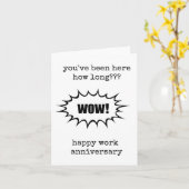 Work Anniversary, You've Been Here How Long Kaart (Gele Bloem)