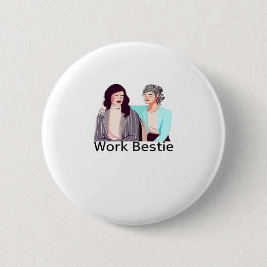Work Beast Classic Ronde Button 5,7 Cm (Voorkant)