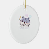 Work Bestie Classic - Chill Quote Keramisch Ornament (Rechts)