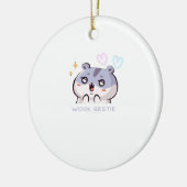 Work Bestie Classic - Chill Quote Keramisch Ornament (Links)