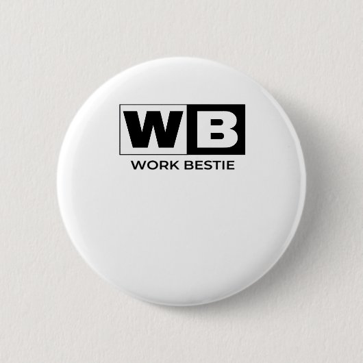 Work Bestie Classic Ronde Button 5,7 Cm (Voorkant)