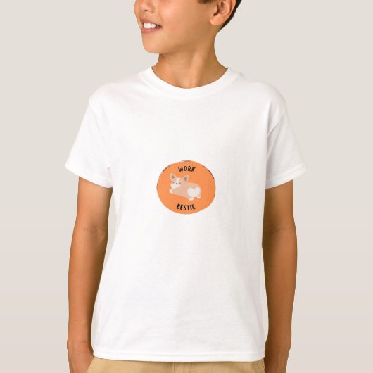Work Bestie Classic Trend T-shirt (Voorkant)