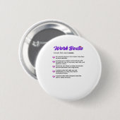 Work Bestie Definition Classic Viral Ronde Button 5,7 Cm (Voorkant /achterkant)
