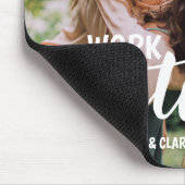 Work Bestie Gepersonaliseerd fotocollage Muismat (Hoek)