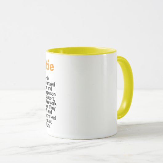 Work Bestie Quote Gift | collega Mok (Voorkant rechts)