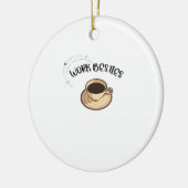 Work Besties Matching Classic Keramisch Ornament (Links)