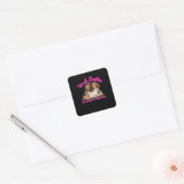 Work Besties Ultimate Energy Duo Vierkante Sticker (Envelop)