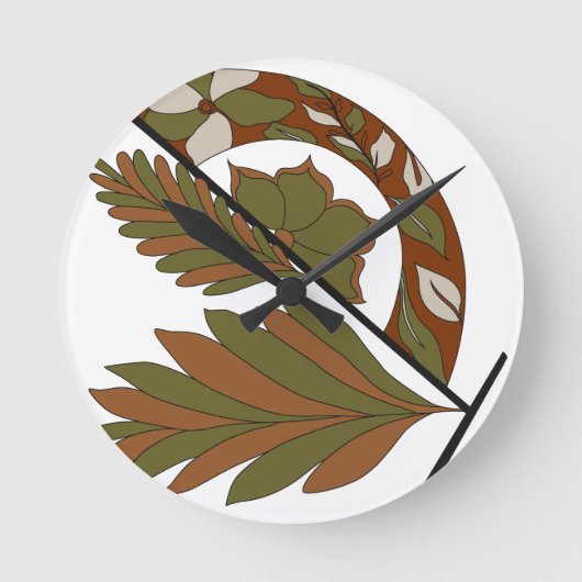 Work Desk Styling, Office Setup, Study Space, Mini Ronde Klok (Voorkant)