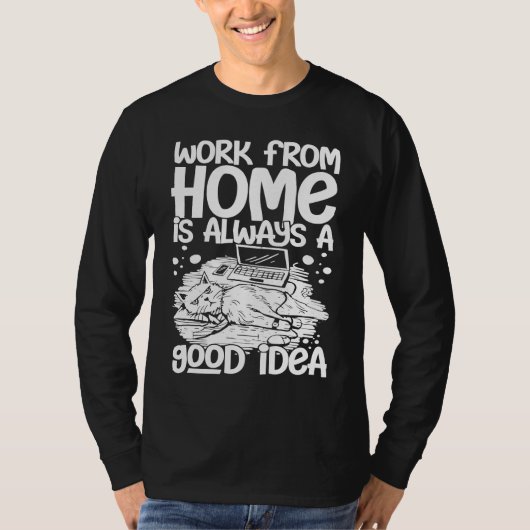 Work From Home Office Job Ideas Business Online De T-shirt (Voorkant)