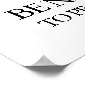 Work Hard and Be Nice Print (Hoek)