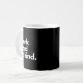 Work Hard Be Kind Insrational Motivational Workout Koffiemok (Voorkant links)