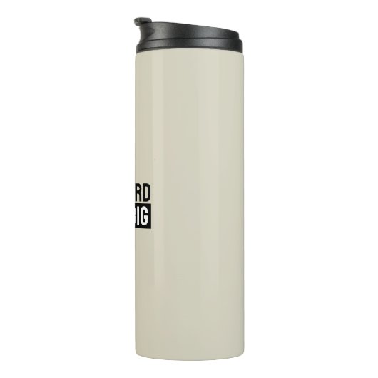 Work Hard Dream Big Motivational Inspirational Thermosbeker (Geroteerd rechts)