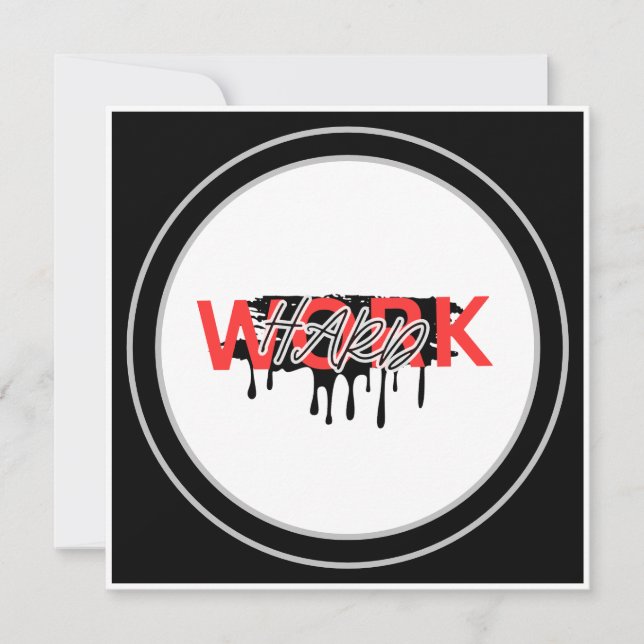 Work Hard Motivational  (Voorkant)
