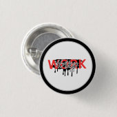 Work Hard Motivational Ronde Button 3,2 Cm (Voorkant /achterkant)