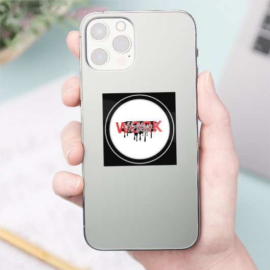 Work Hard Motivational  Sticker (Telefoon)