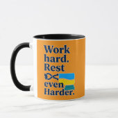 Work Hard Rest Even Harder Beach Lifestyle Design Mok (Links)