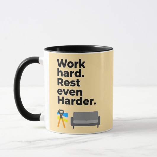 Work Hard Rest Even Harder Minimal Quote Design Mok (Links)