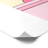 work hard towards goals Wall art Poster (Hoek)