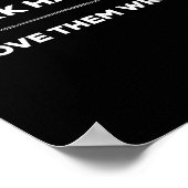 Work Harder, Prove Them Wrong Motivational  Poster (Hoek)