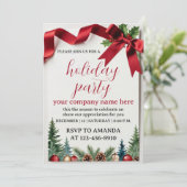 Work Holiday Party Kaart (Staand voorkant)