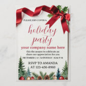 Work Holiday Party Kaart (Voorkant)