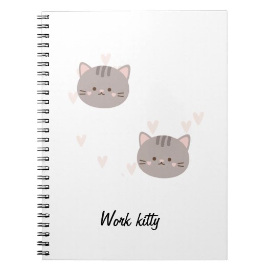 Work Kitty Notizbuch Notitieboek (Voorkant)