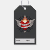 Work Love Balance Compass Price Cadeaulabel (Voorkant)