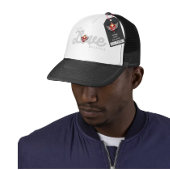 WORK LOVE BALANCE in grey script lettering Trucker Pet