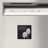 Work Love Dance Sing Tulip Inspirerend Magnet (Insitu (Vaatwasser))