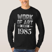 Work of since 1985 t-shirt (Voorkant)