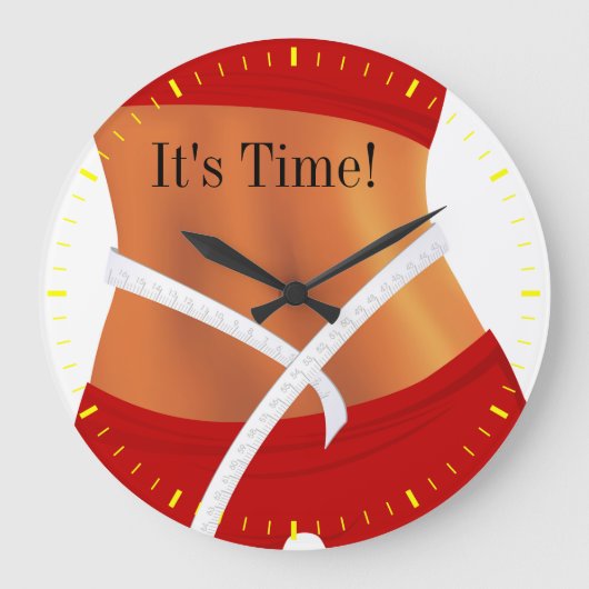 Work Out / Diet Time Clock - SRF Grote Klok (Voorkant)