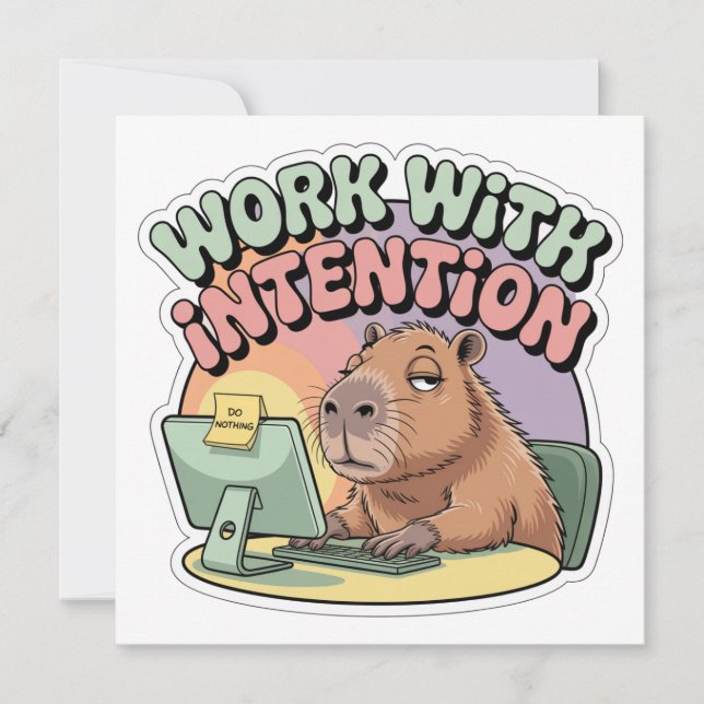 Work With Intention (Voorkant)